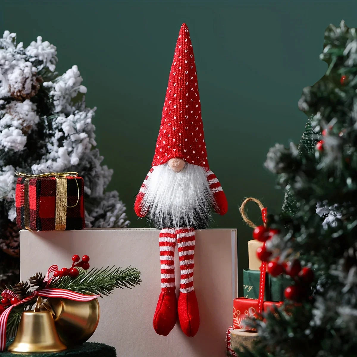 Nordic Wooden Faceless Christmas Decorations