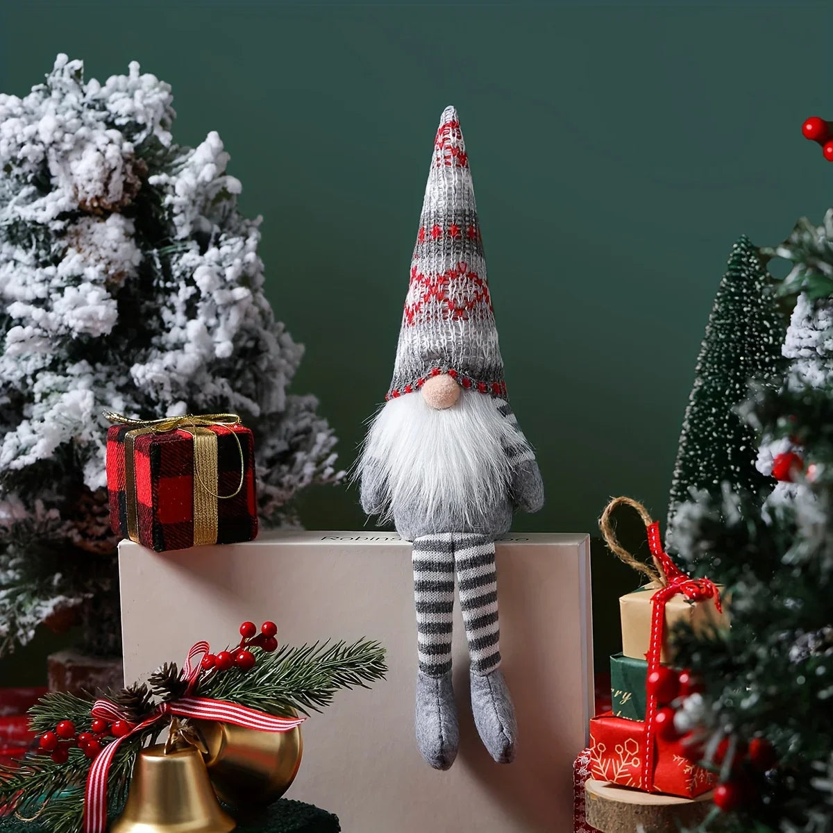 Nordic Wooden Faceless Christmas Decorations