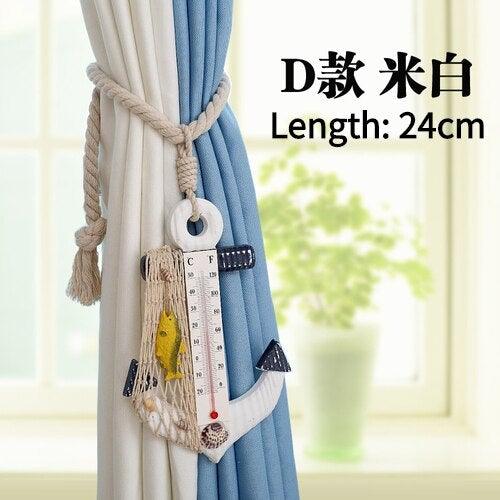 North European Curtain Buckle Strap Strap Hanging Ball Modern Simple Creative Binding Curtain Decoration Curtain Tieback Curtain Rope Holdbacks Holder  For Window Draperies Home Office Decor