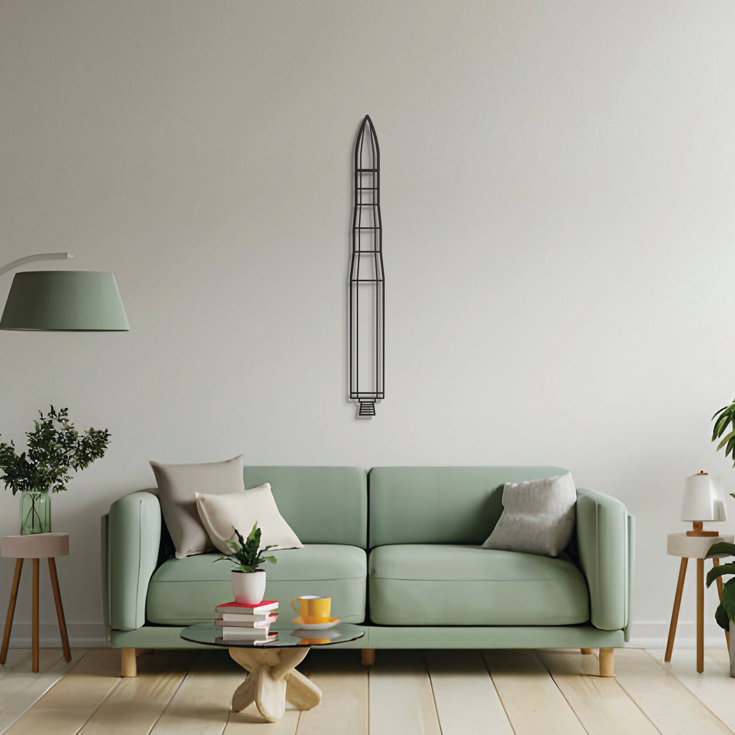 LGM-35 Sentinel Metal Aircraft Wall Art - NCP0335