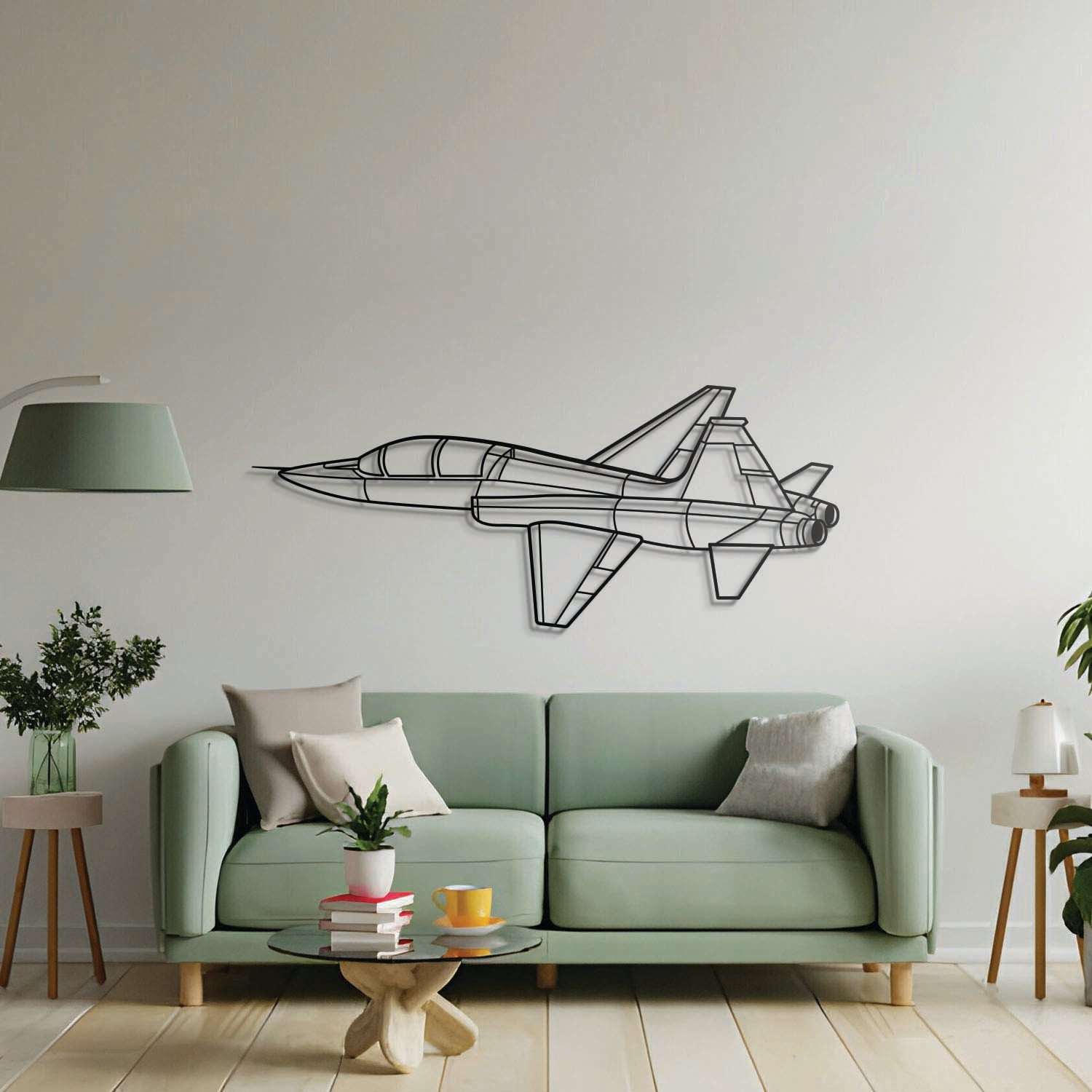 T-38C Talon Angle Metal Aircraft Wall Art - NCP0496