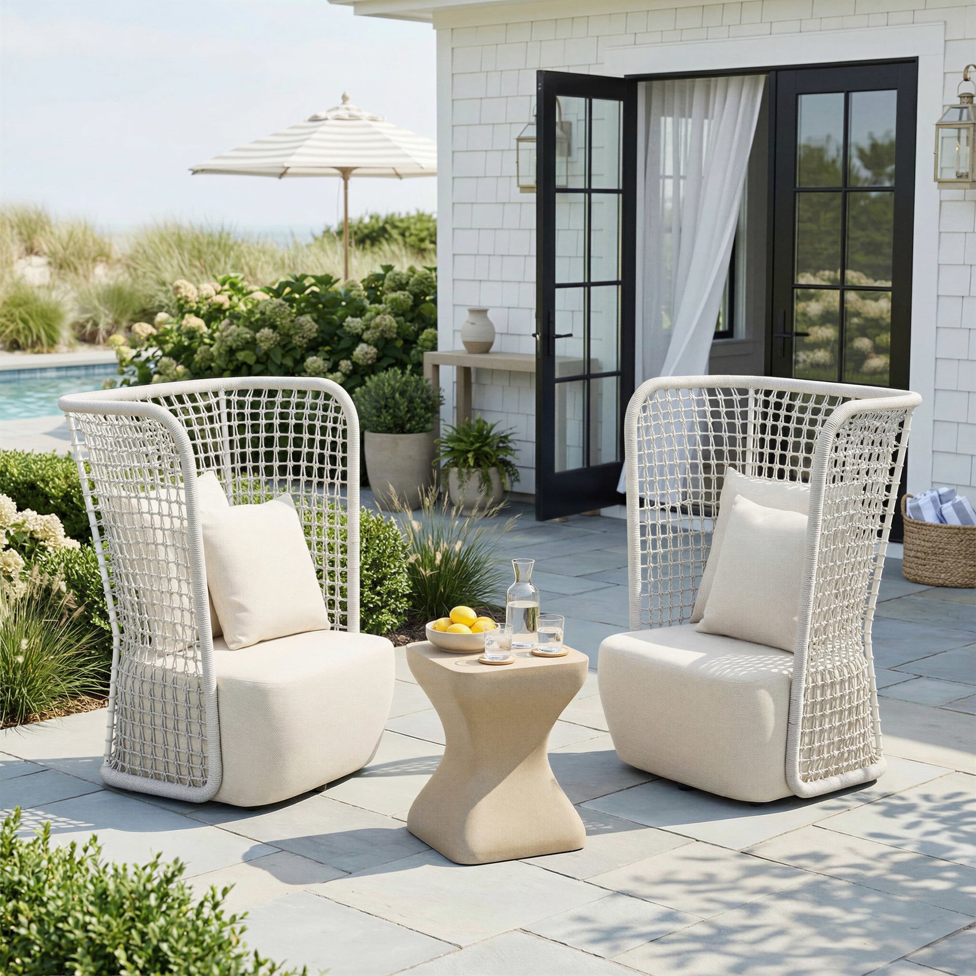 Hudu Accent Chair Beige