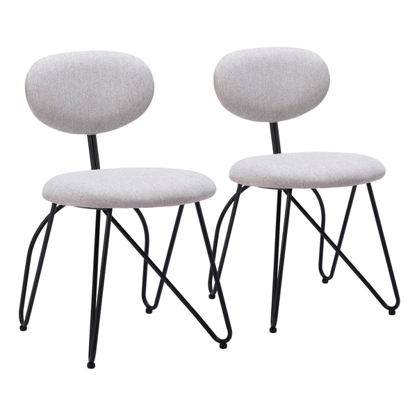 Novi Dining Chair (Set of 2) Dove Gray