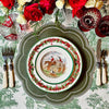 NURTURE GREEN SCALLOPED FAUX LEATHER PLACEMAT (Set Of 4) - Set of 4
