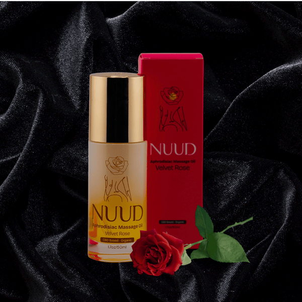 NUUD Aphrodisiac Massage Oil - Velvet Rose Couples' Passion