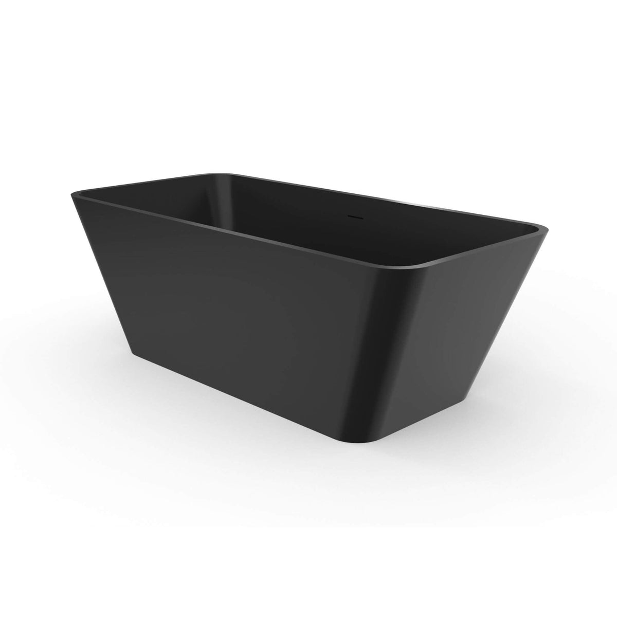 Cascade 67-Inch Luxury Freestanding Solid Surface Soaking Bathtub (SAK51920)