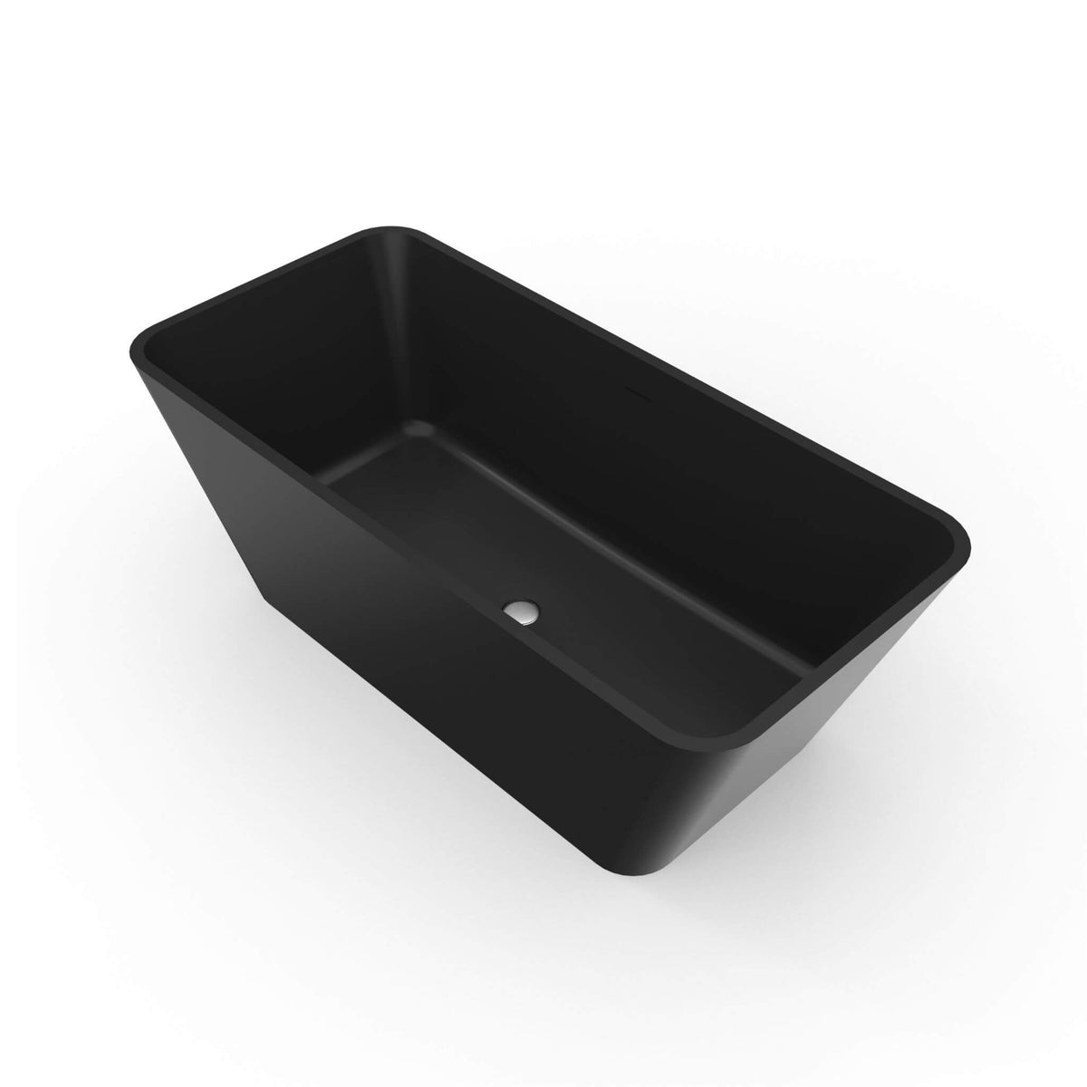 Cascade 67-Inch Luxury Freestanding Solid Surface Soaking Bathtub (SAK51920)