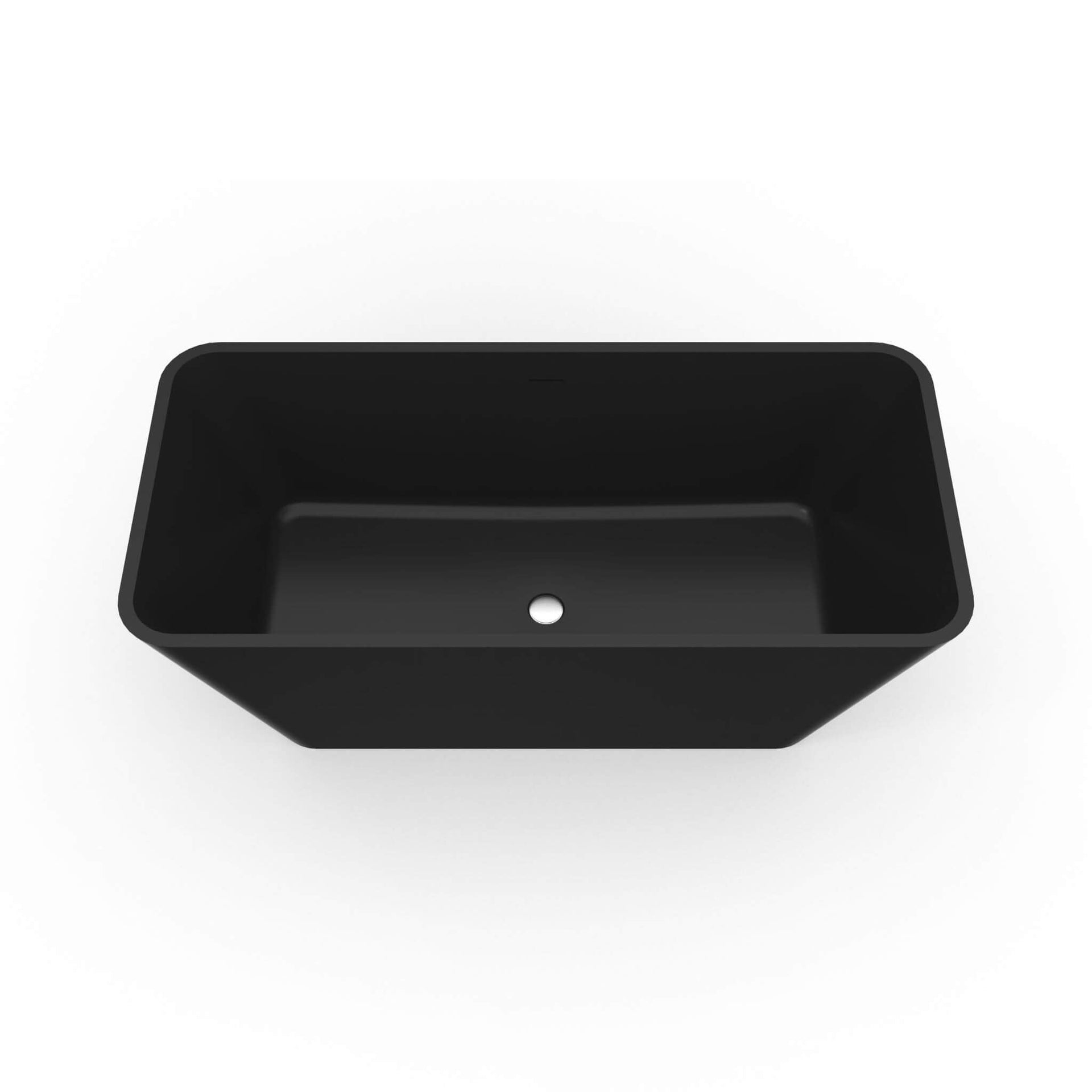 Cascade 67-Inch Luxury Freestanding Solid Surface Soaking Bathtub (SAK51920)