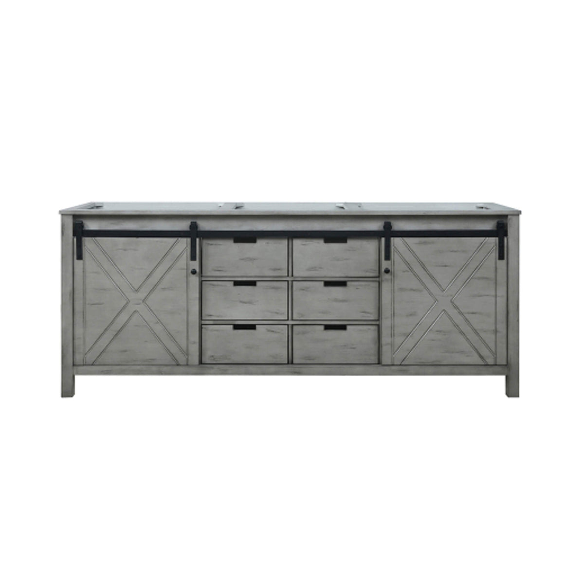 80-Inch Fully Assembled Double Bath Vanity With Soft Close Cabinets [No Countertop] (SAK53904)
