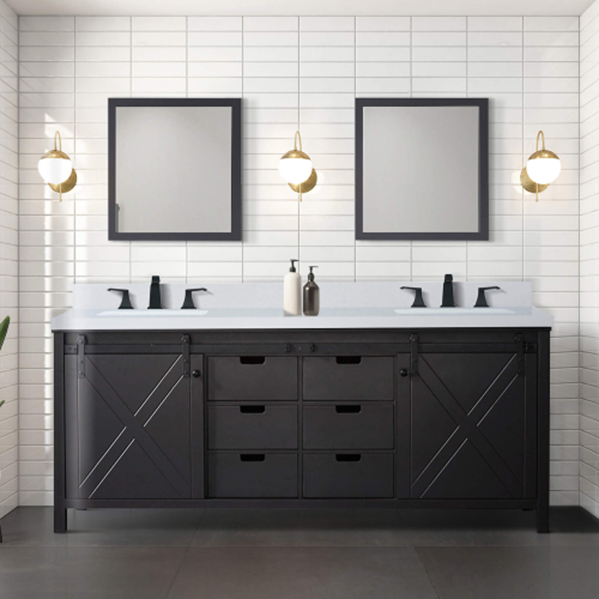 80-Inch Fully Assembled Double Bath Vanity With Soft Close Cabinets [No Countertop] (SAK53904)