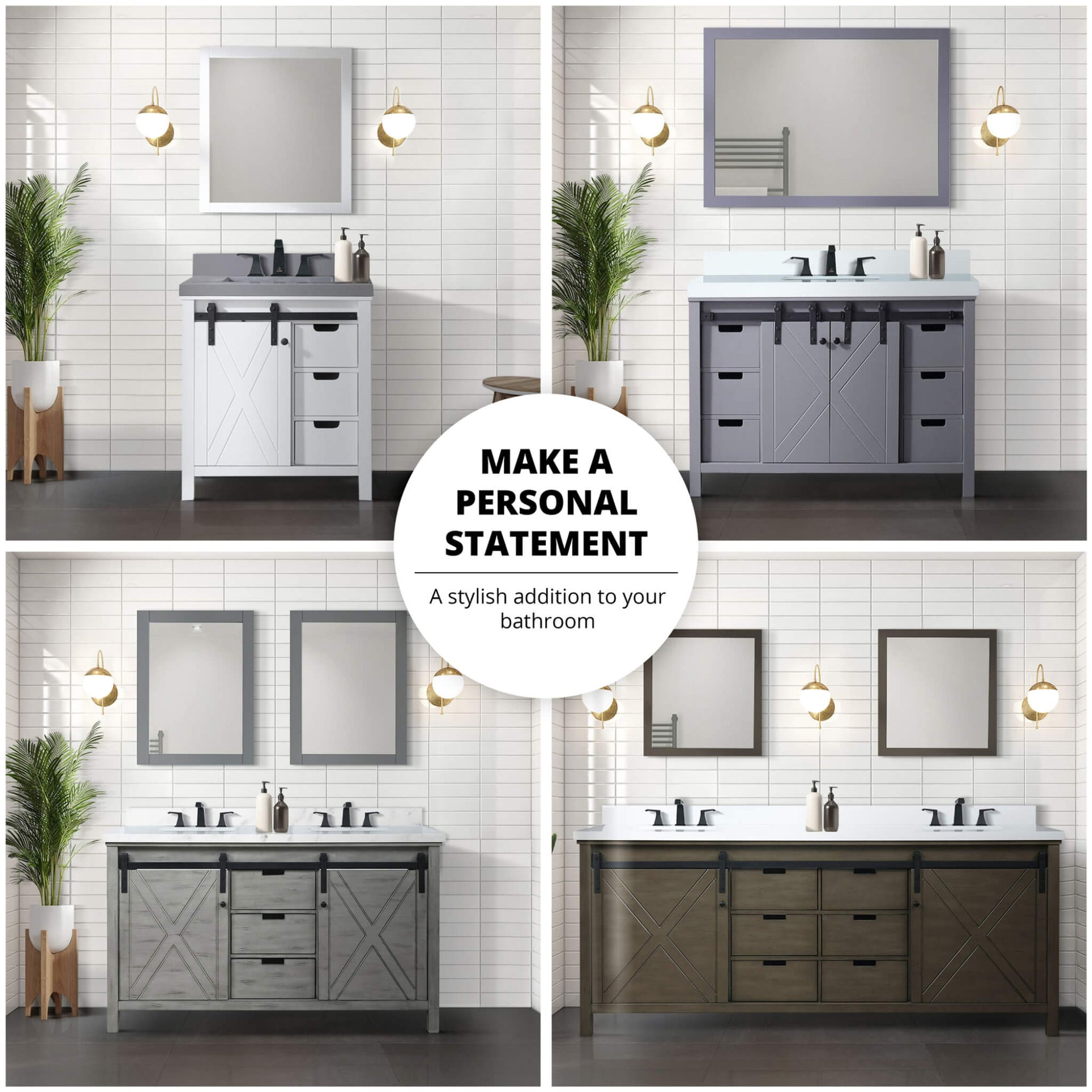 80-Inch Fully Assembled Double Bath Vanity With Soft Close Cabinets [No Countertop] (SAK53904)