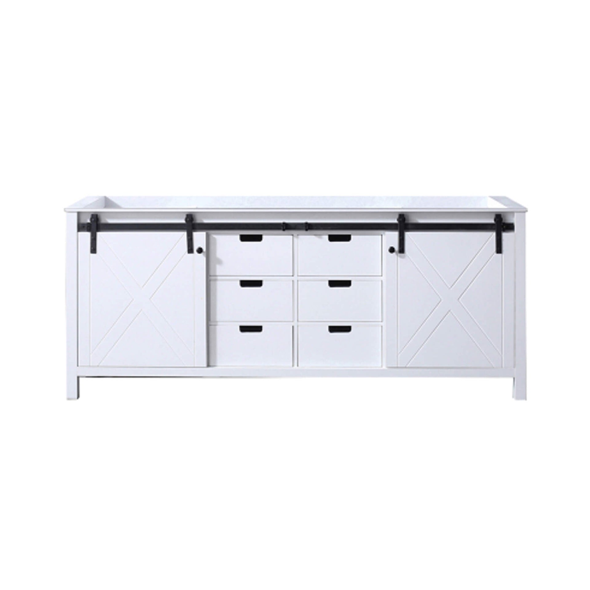 80-Inch Fully Assembled Double Bath Vanity With Soft Close Cabinets [No Countertop] (SAK53904)