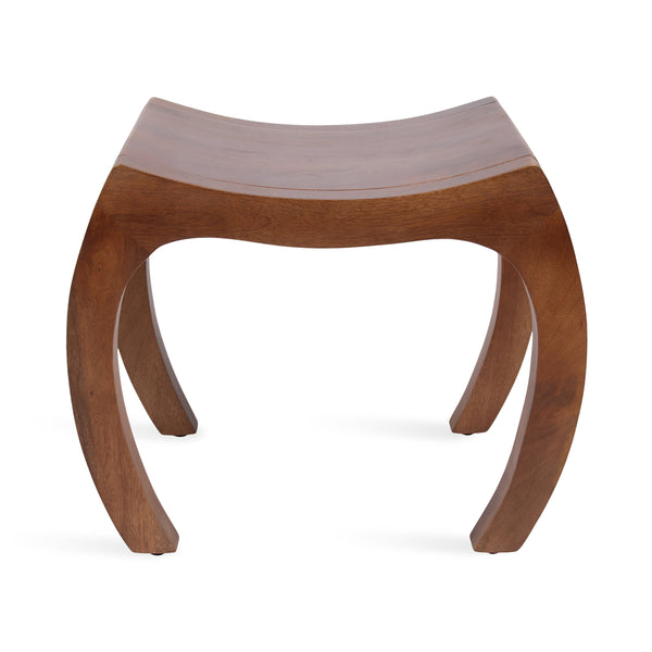 Loviisa Wood Ottoman and Vanity Stool