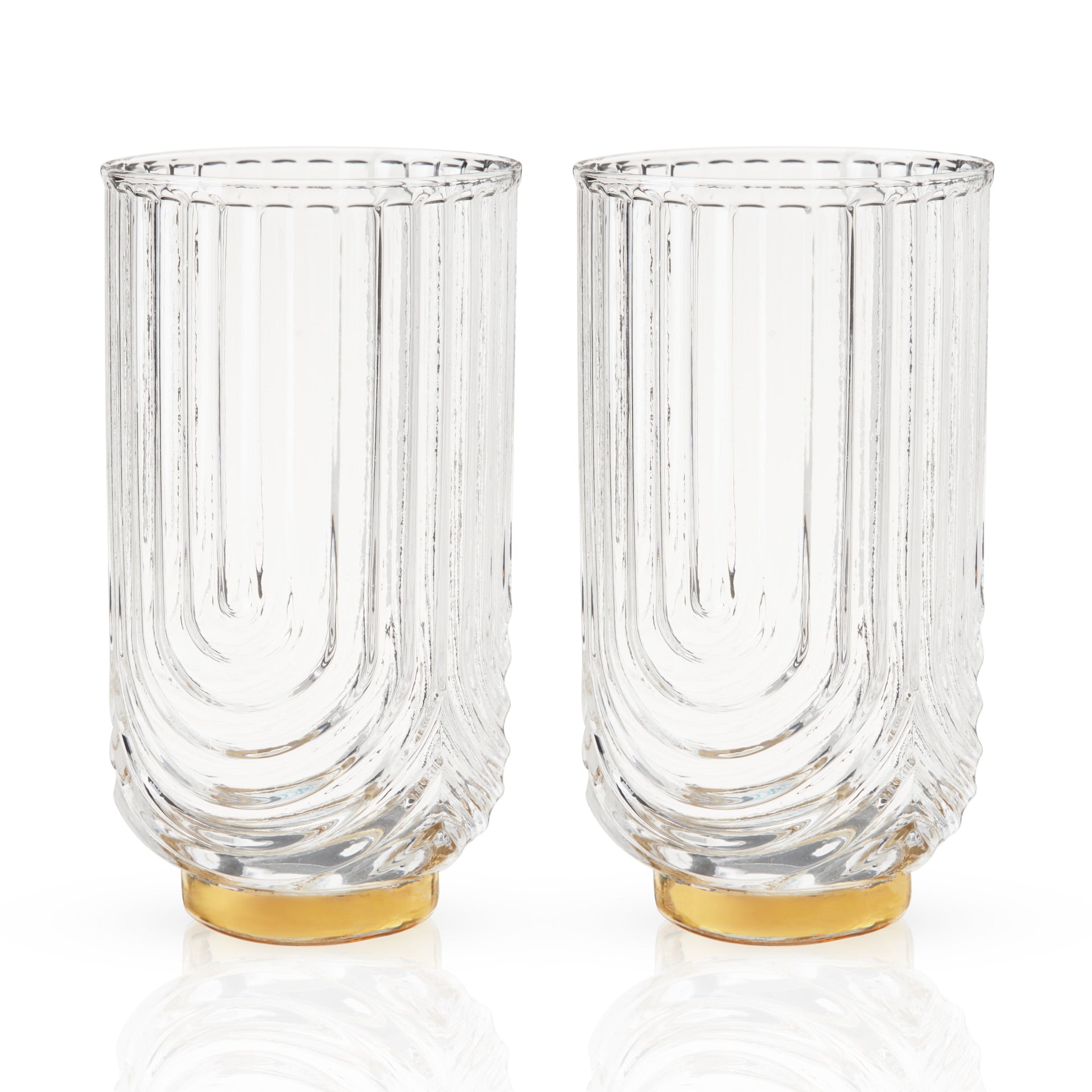 Gatsby Highball Glasses Set of 2