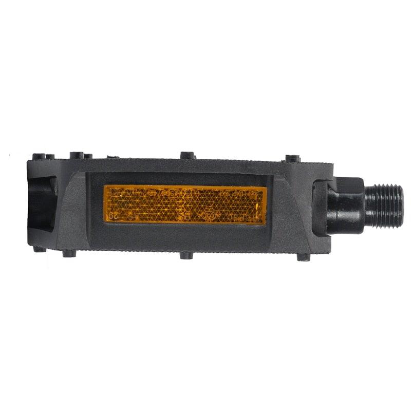 Nylon Bicycle Pedals Ultralight Flat Platform Bike Pedals For Mountain Bike 9/16'' 1/2