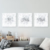 Oh Holy Night Art - 10x10" Matte Paper Print / White