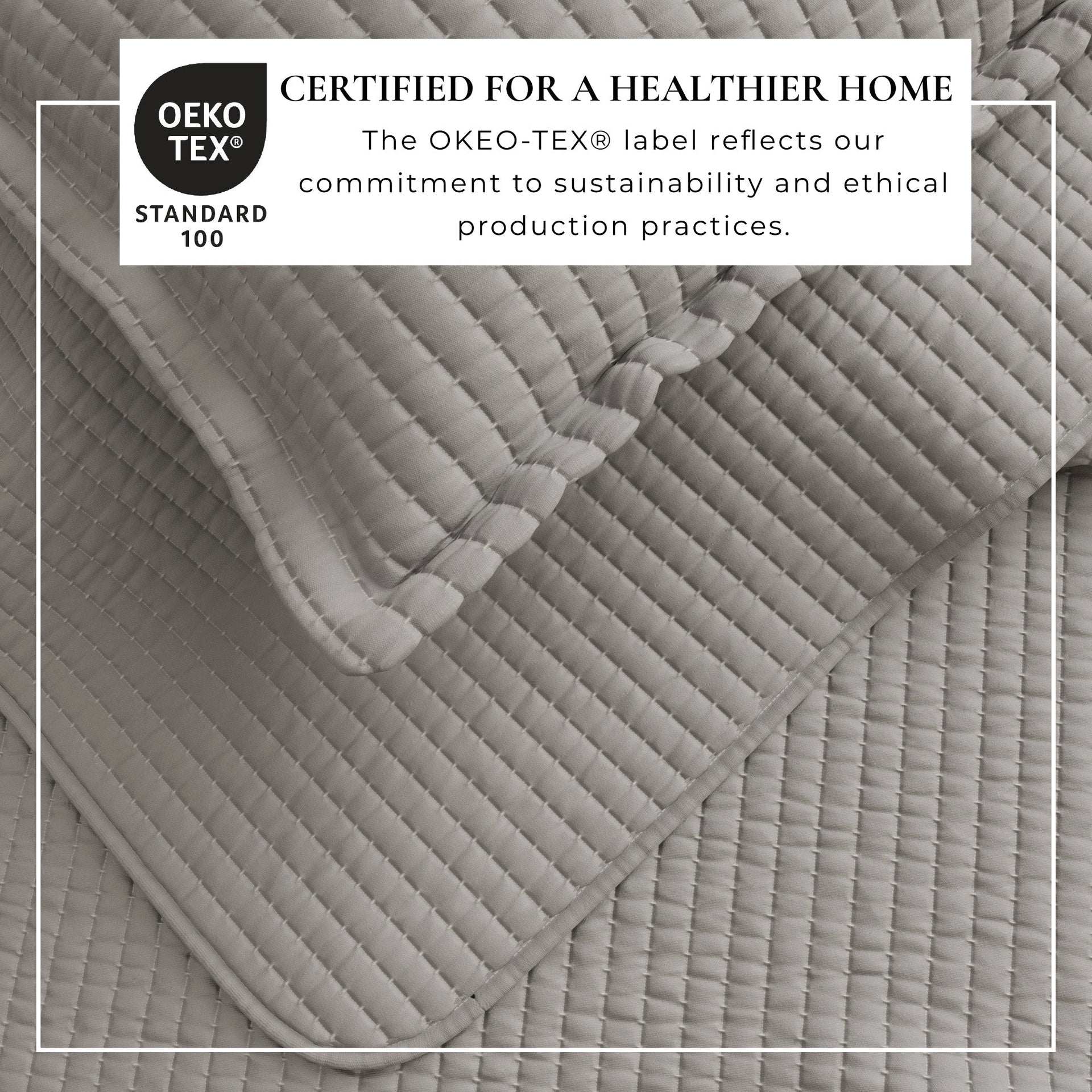 3-Piece Solid Quilt - Alicia Collection Great Bay Home