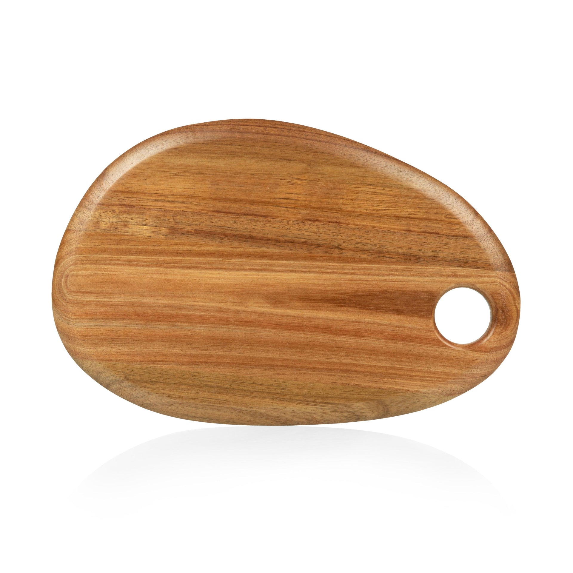 Pebble Shaped Acacia Serving Board 15