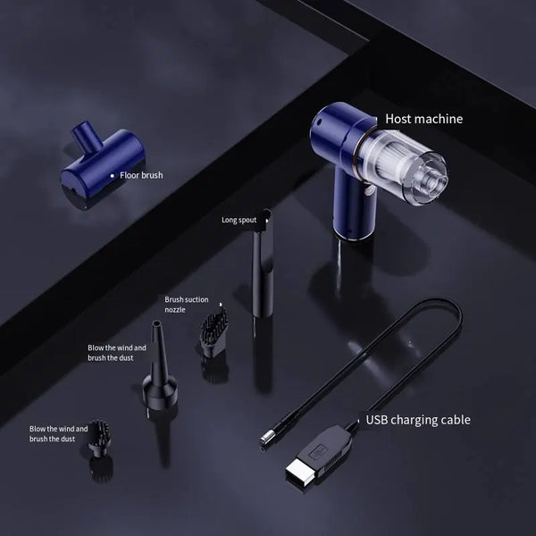 2-in-1 Wireless Car Vacuum & Blower 8000Pa 120W