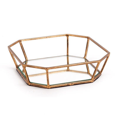 Oak Park Mirrored Cocktail Napkin Tray