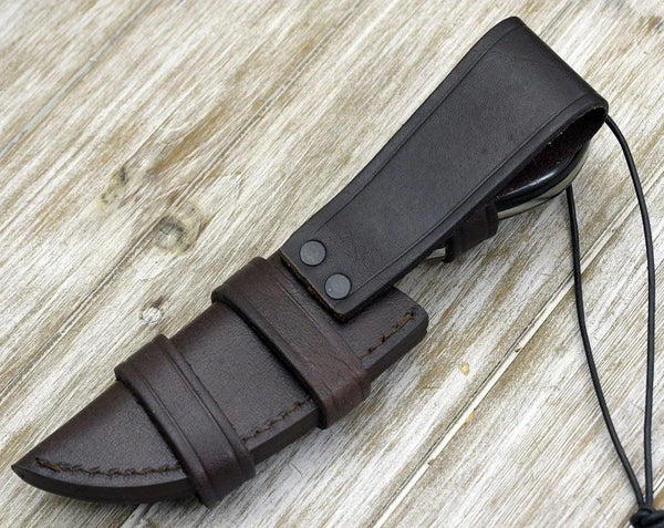 Oathkeeper Deer Skinning Knife with Horn & Rosewood Handle - Gifts for You 'n Me