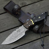 Oathkeeper Deer Skinning Knife with Horn & Rosewood Handle