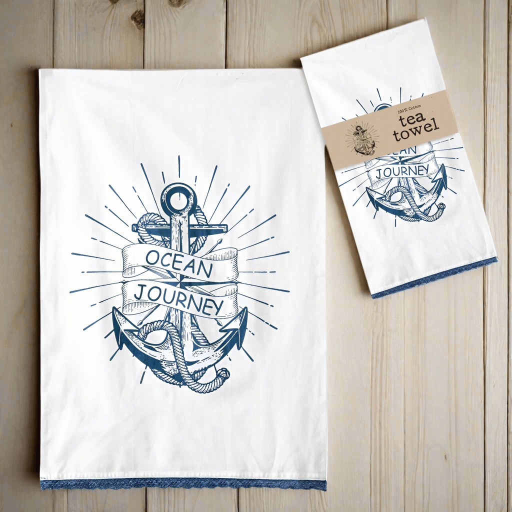 Ocean Journey Kitchen Tea Towels  (Set of 4)