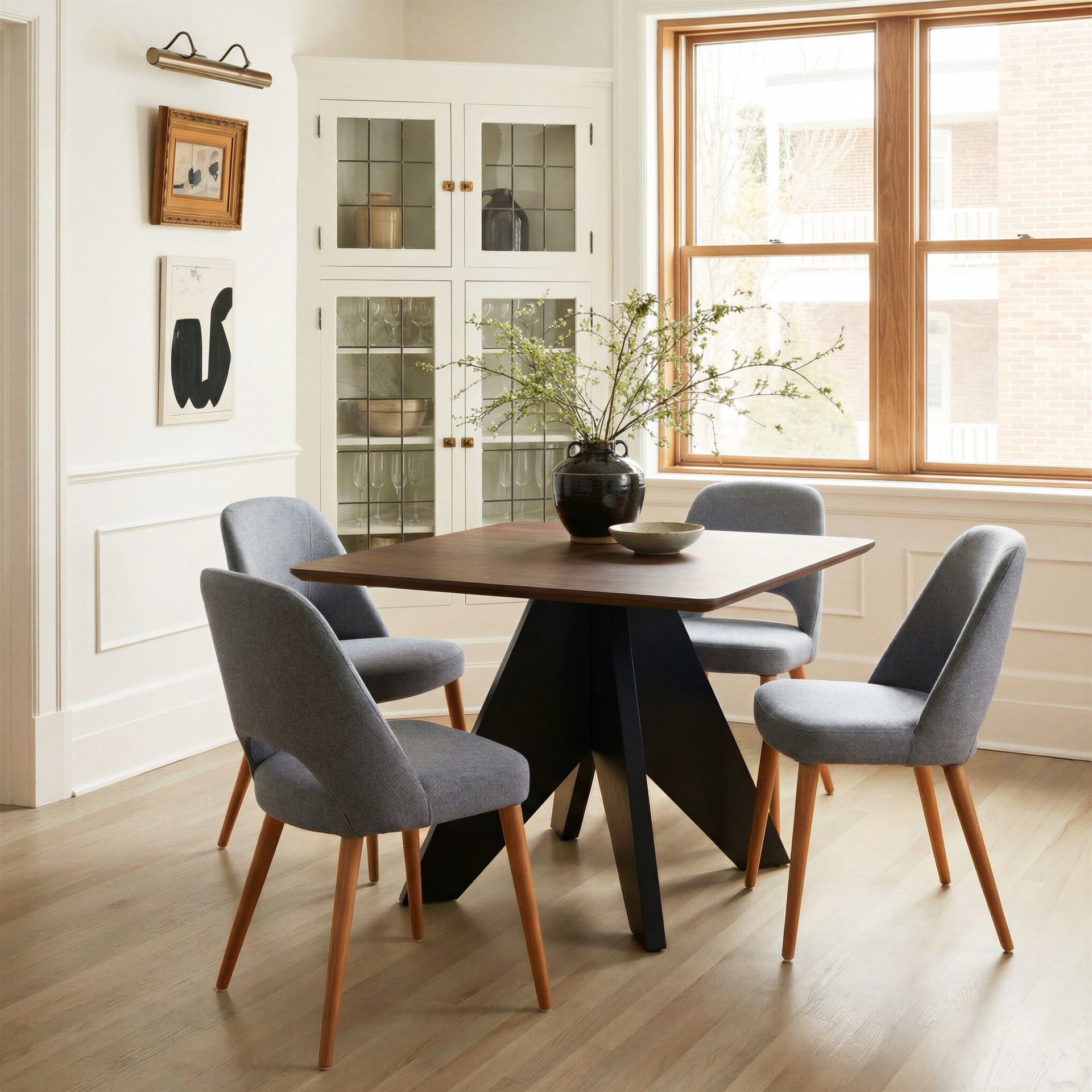 Leith Dining Chair (Set of 2) Gray