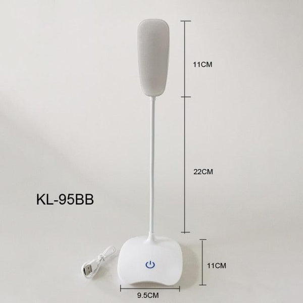 Office Desk LED Table Lamp USB Rechargeable Battery Bright Lamp Eye Care Mini Flex Room Desk Children's Lamp Bedroom Nightstand Decorative Table Lamp Cute Study Lamps for Bedroom Décor