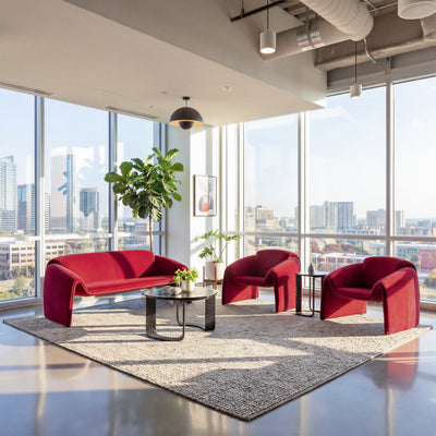 Horten Accent Chair Red