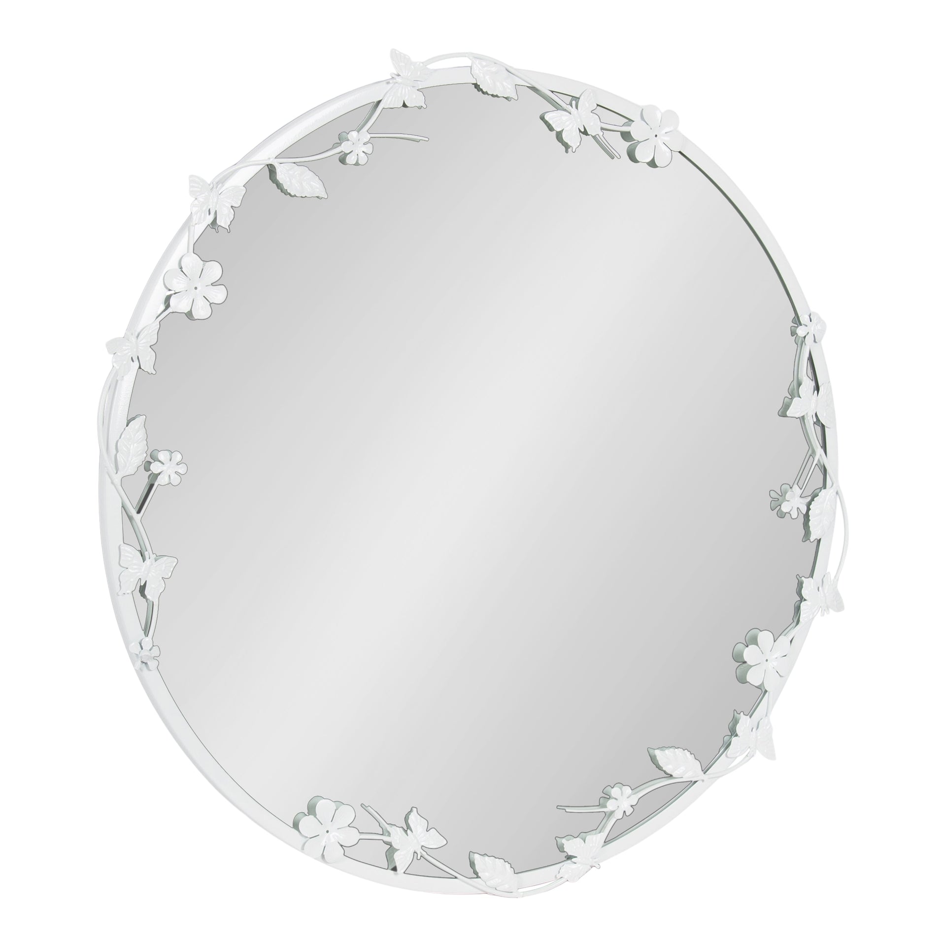 Rosella Floral Wall Mirror Metal