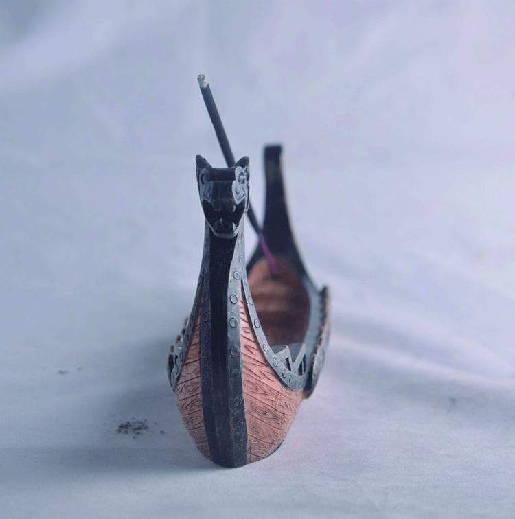 Viking Ship Incense Holder