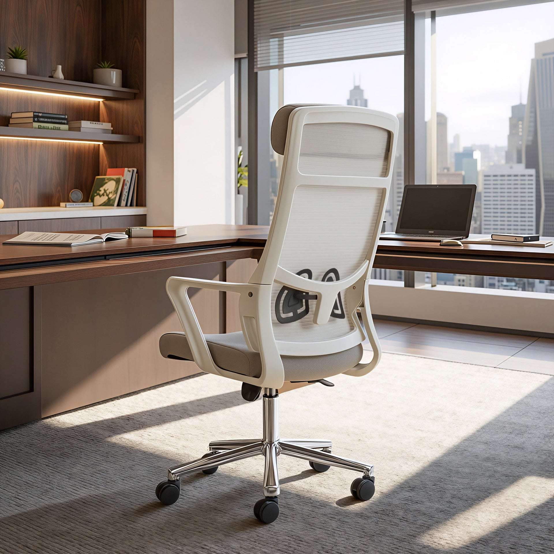 Jett High Back Office Chair Light Gray