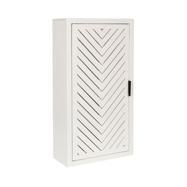 Mezzeta Tall Wood Bath Cabinet