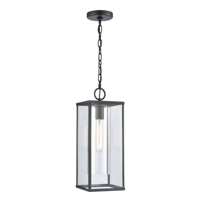 Augusta 7'' Wide 1-Light Outdoor Pendant - Matte Black