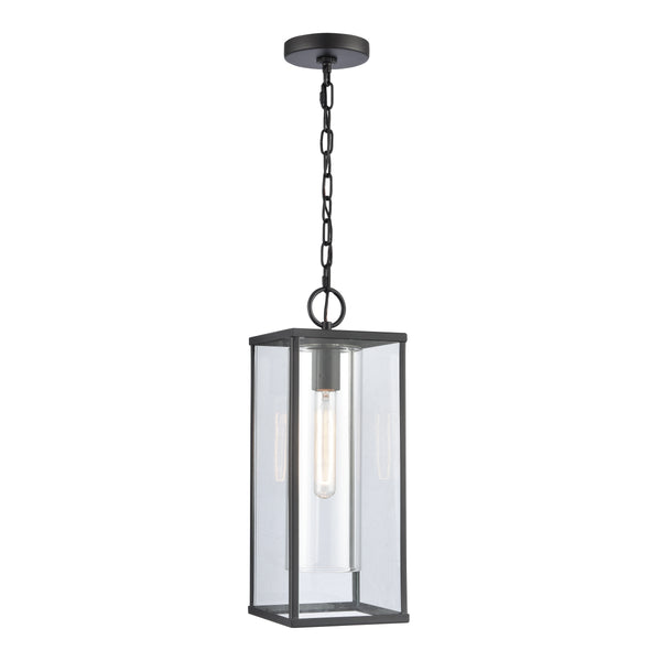 Augusta 7'' Wide 1-Light Outdoor Pendant - Matte Black