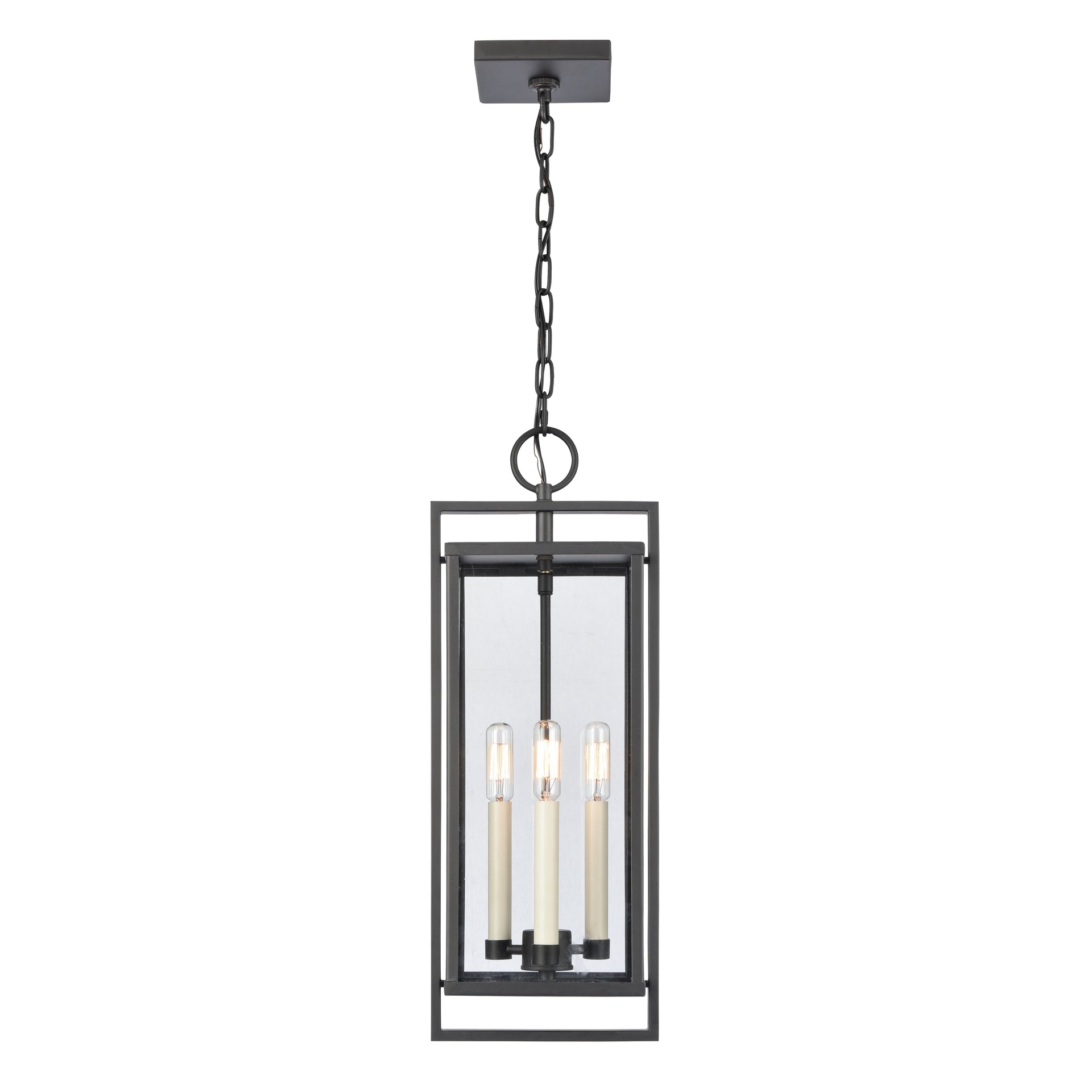 Gladwyn 8.25'' Wide 3-Light Outdoor Pendant - Matte Black