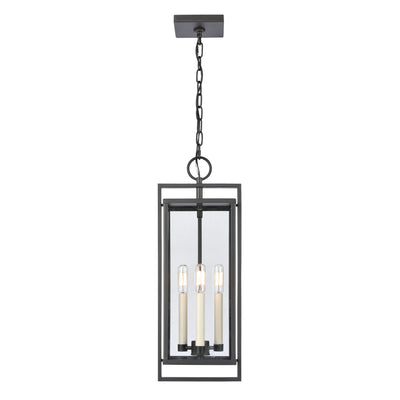 Gladwyn 8.25'' Wide 3-Light Outdoor Pendant - Matte Black