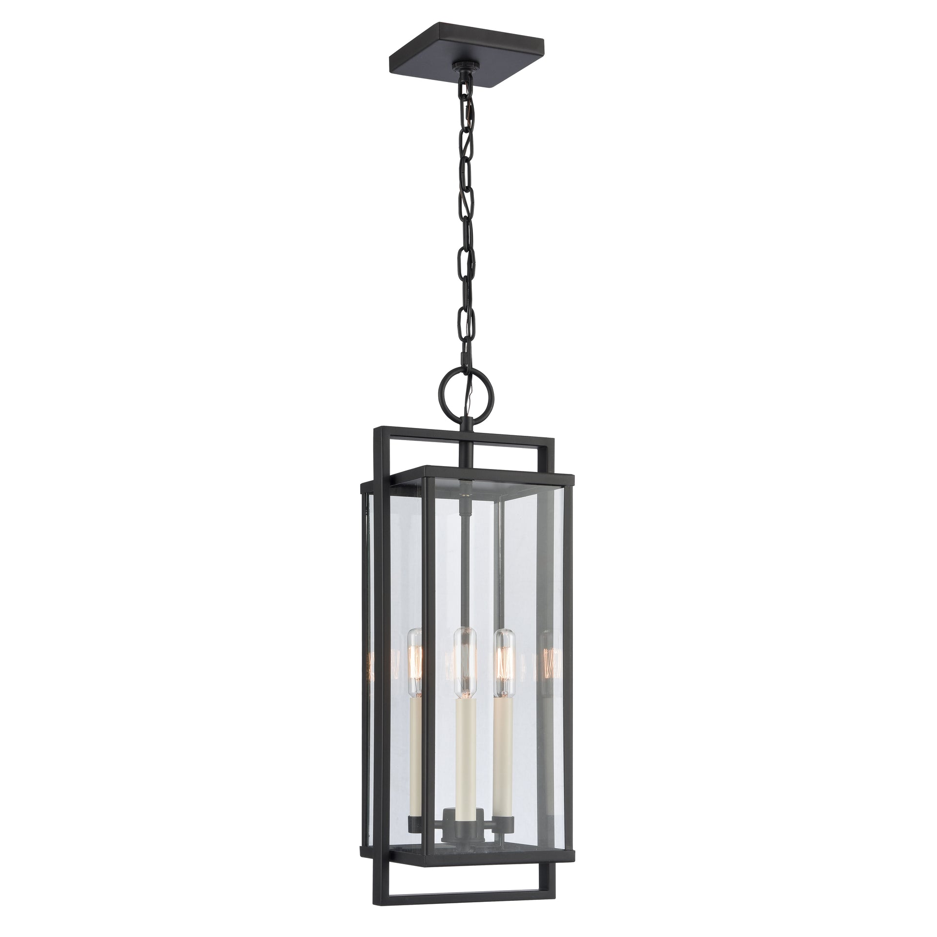 Gladwyn 8.25'' Wide 3-Light Outdoor Pendant - Matte Black