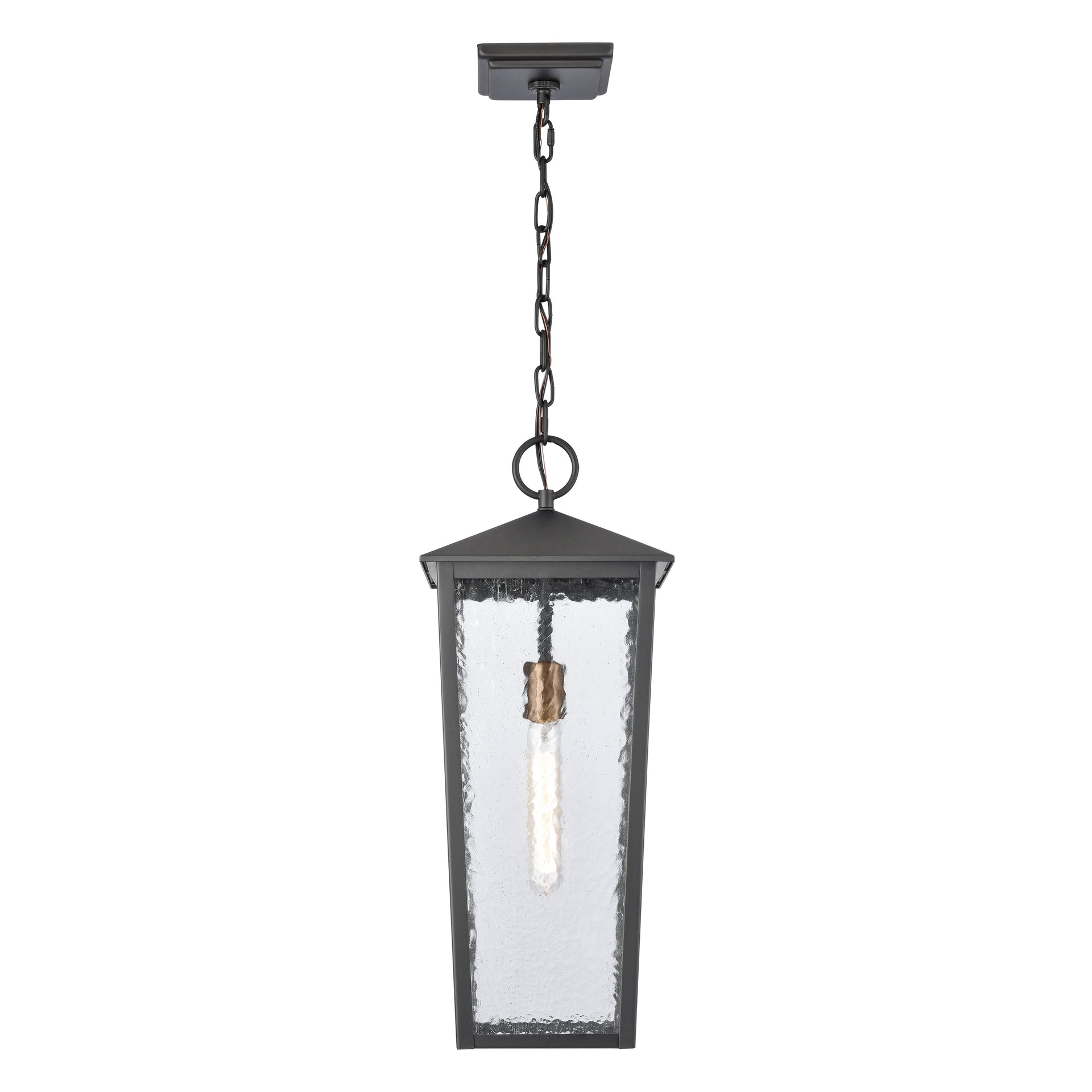 Marquis 9'' Wide 1-Light Outdoor Pendant - Matte Black