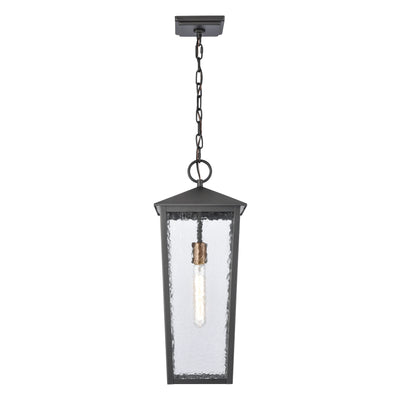 Marquis 9'' Wide 1-Light Outdoor Pendant - Matte Black