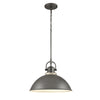 North Shore 18'' Wide 1-Light Outdoor Pendant - Iron