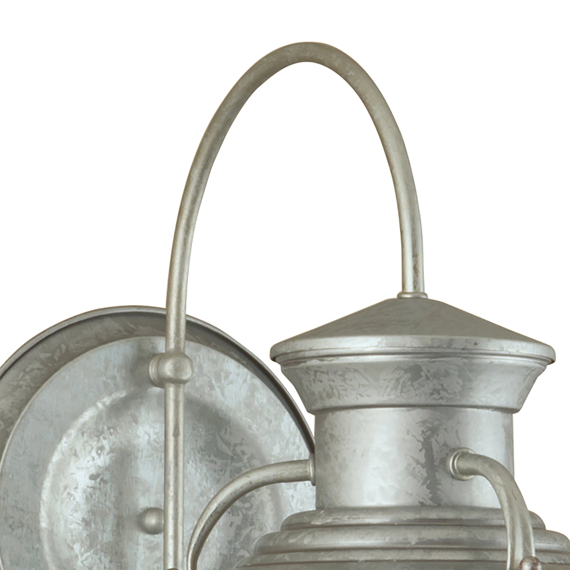 Budapest 12.5'' High 1-Light Outdoor Sconce - Galvanized
