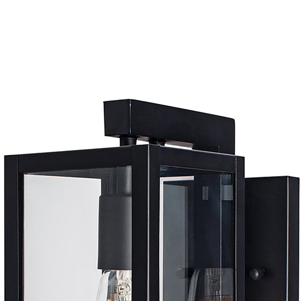 Capture 11'' High 1-Light Outdoor Sconce - Matte Black