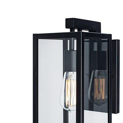 Capture 17'' High 1-Light Outdoor Sconce - Matte Black