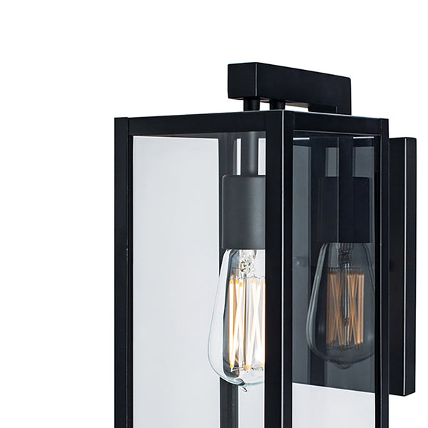 Capture 17'' High 1-Light Outdoor Sconce - Matte Black
