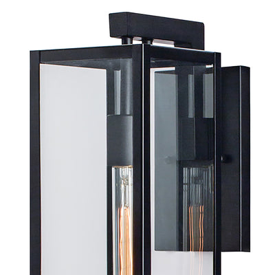 Capture 21'' High 1-Light Outdoor Sconce - Matte Black