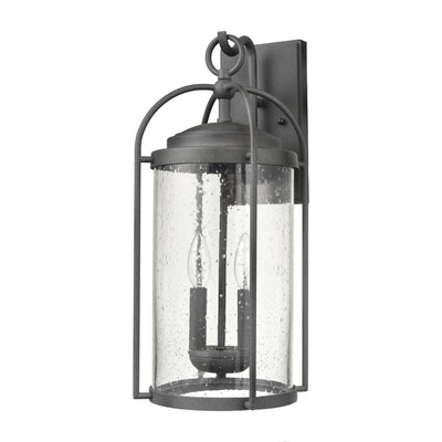 Catalonia 19'' High 2-Light Outdoor Sconce - Distressed Zinc