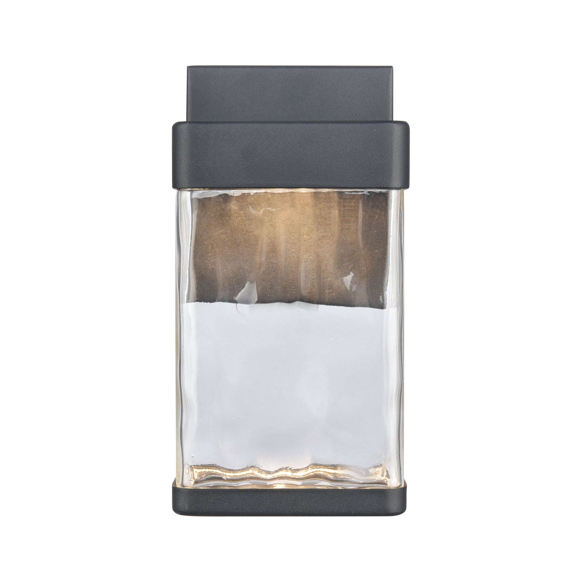 Cornice 9.75'' High Integrated LED Outdoor Sconce - Charcoal Black