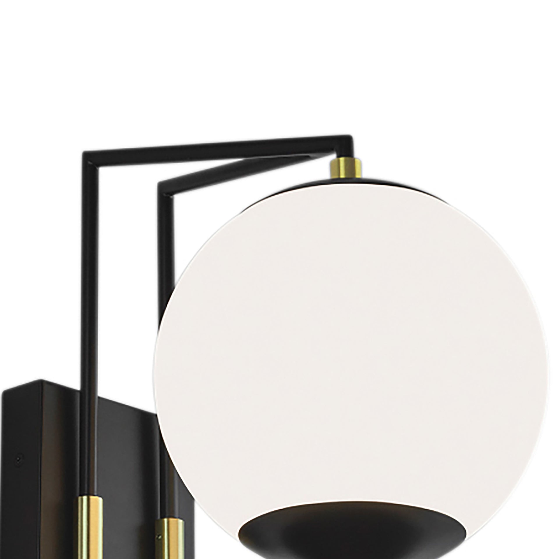 Cosmos 18.5'' High Integrated LED Outdoor Sconce - Matte Black Satin Brass